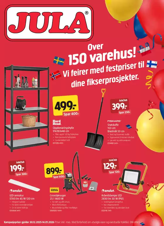 Jula-katalog i Trondheim | Jula Kundeavis | 2025-12-30T00:00:00.000Z - 2026-01-14T00:00:00.000Z