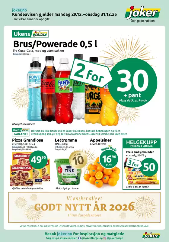Joker-katalog i Namsos | Joker Kundeavis | 2025-12-29T00:00:00.000Z - 2025-12-31T00:00:00.000Z