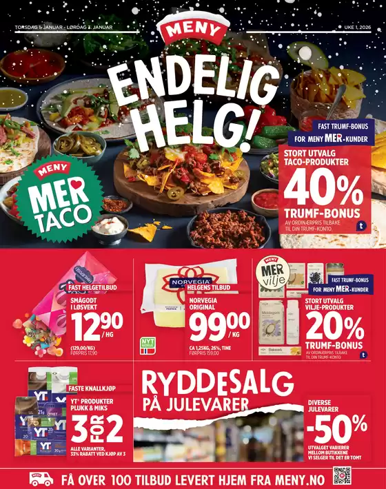 Meny-katalog i Sommarøy | Meny Kundeavis | 2026-01-01T00:00:00.000Z - 2026-01-03T00:00:00.000Z