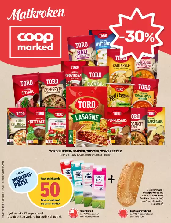 Coop Marked-katalog i Konsvikosen | Aktuelle tilbud og kampanjer | 2025-12-29T00:00:00.000Z - 2026-01-04T00:00:00.000Z