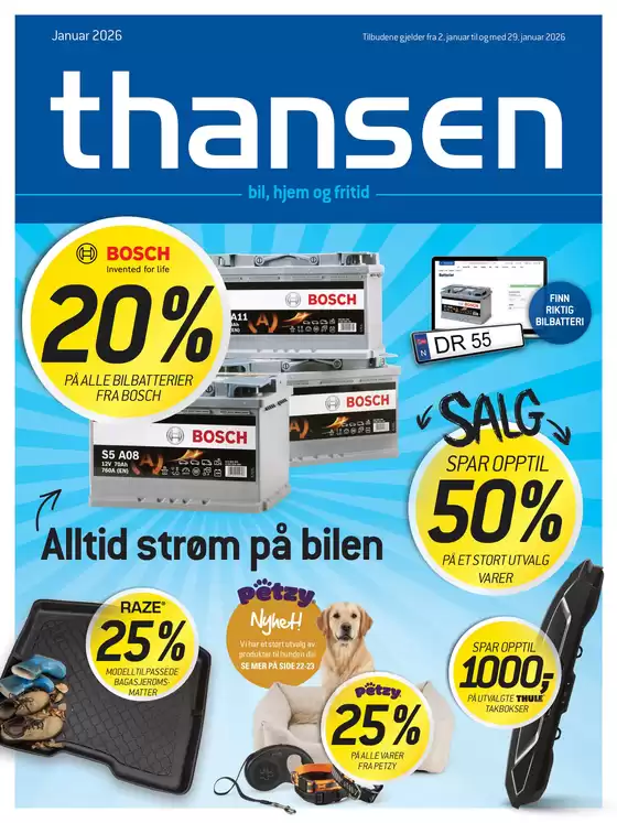 Thansen-katalog i Trondheim | Aktuell kundeavis Thansen | 2026-01-02T00:00:00.000Z - 2026-01-29T00:00:00.000Z