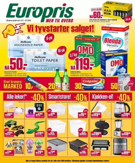 Europris-katalog i Kristiansand | Europris DM 1-26 MYBRING | 2026-01-02T00:00:00.000Z - 2026-01-03T00:00:00.000Z
