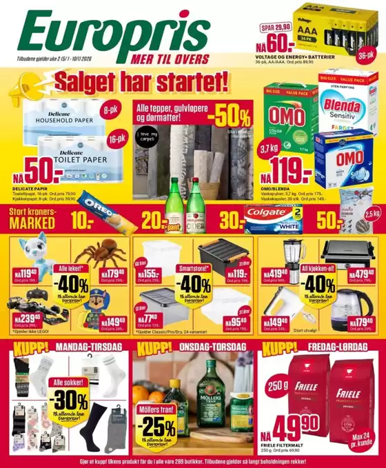 Europris-katalog i Drammen | Europris DM 2-26 MYBRING | 2026-01-05T00:00:00.000Z - 2026-01-10T00:00:00.000Z