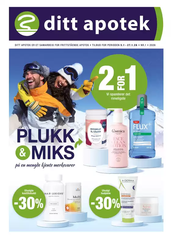 Ditt apotek-katalog i Tønsberg | Ditt apotek Kundeavis | 2026-01-05T00:00:00.000Z - 2026-01-27T00:00:00.000Z