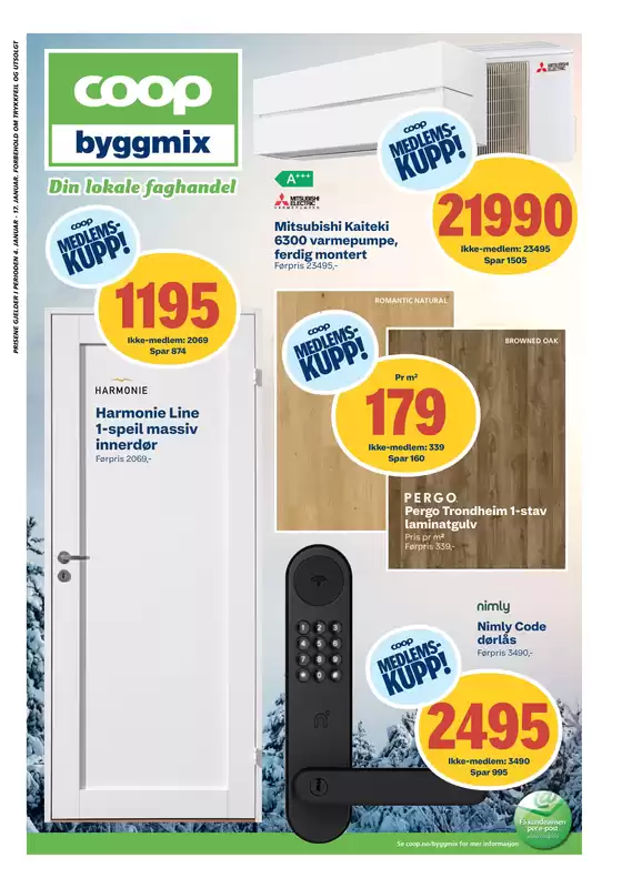 Coop Byggmix-katalog i Tromsø | Våre beste kupp | 2026-01-05T00:00:00.000Z - 2026-01-18T00:00:00.000Z