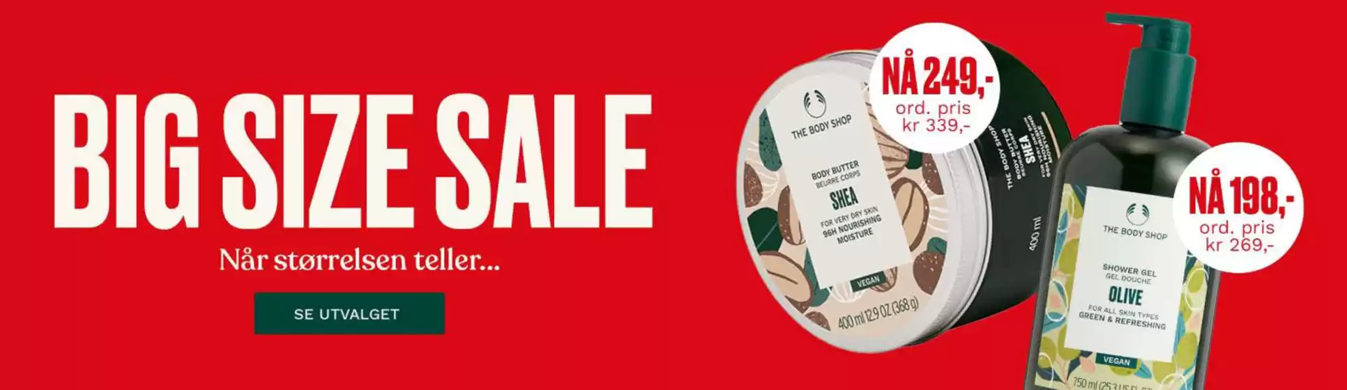 The Body Shop-katalog i Sandvika | Big size sale | 2026-01-07T00:00:00.000Z - 2026-01-18T00:00:00.000Z