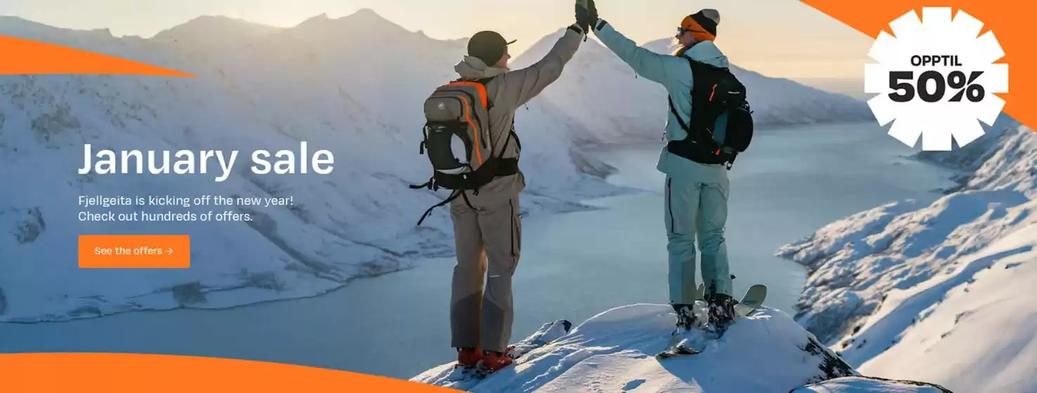 Fjellsport-katalog i Sandefjord | Opptil 50% Rabatt | 2026-01-08T00:00:00.000Z - 2026-01-18T00:00:00.000Z
