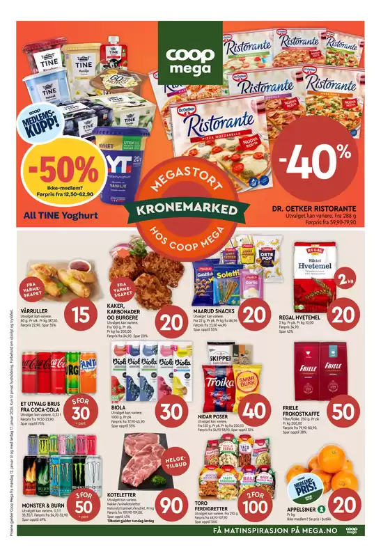Coop Mega-katalog i Lom | Topptilbud for smarte sparere | 2026-01-12T00:00:00.000Z - 2026-01-18T00:00:00.000Z