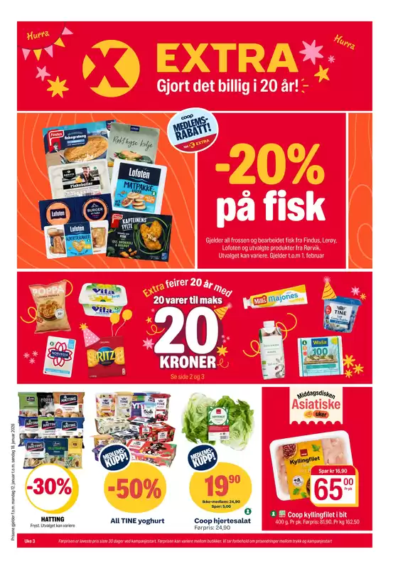 Coop Extra-katalog i Lom | Topptilbud for smarte sparere | 2026-01-12T00:00:00.000Z - 2026-01-18T00:00:00.000Z