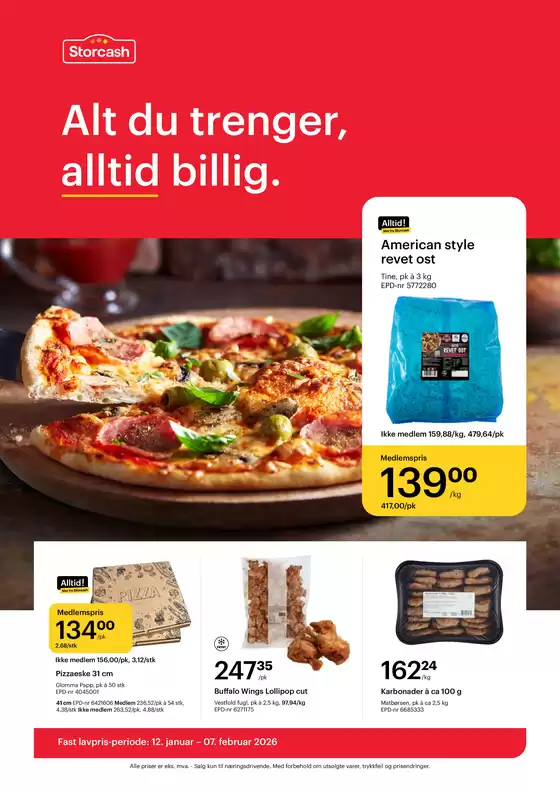 Storcash-katalog i Rørvik | Kundeavis 2024 | 2026-01-12T00:00:00.000Z - 2026-02-07T00:00:00.000Z