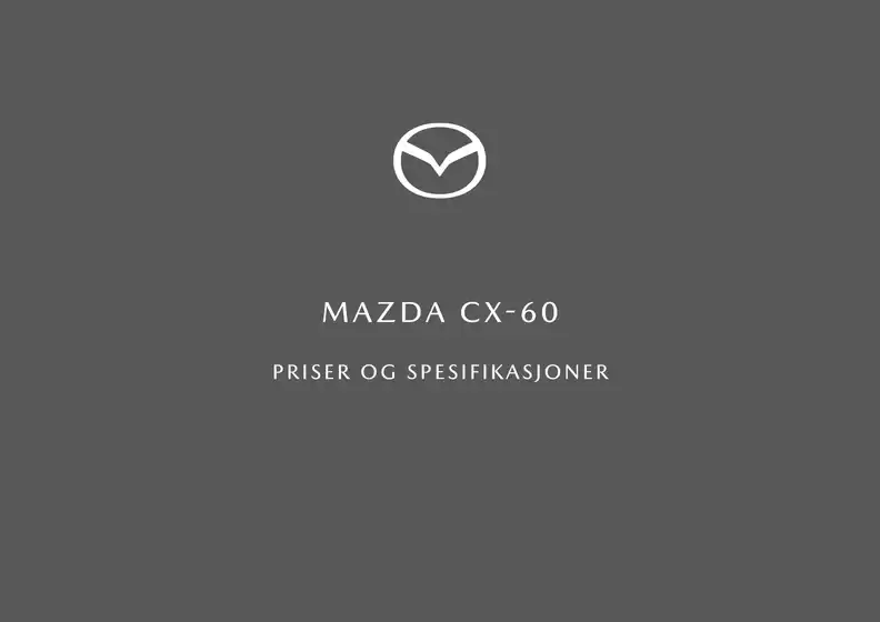 Mazda-katalog i Strømmen | MAZDA CX-60 | 2026-01-15T00:00:00.000Z - 2026-06-30T00:00:00.000Z