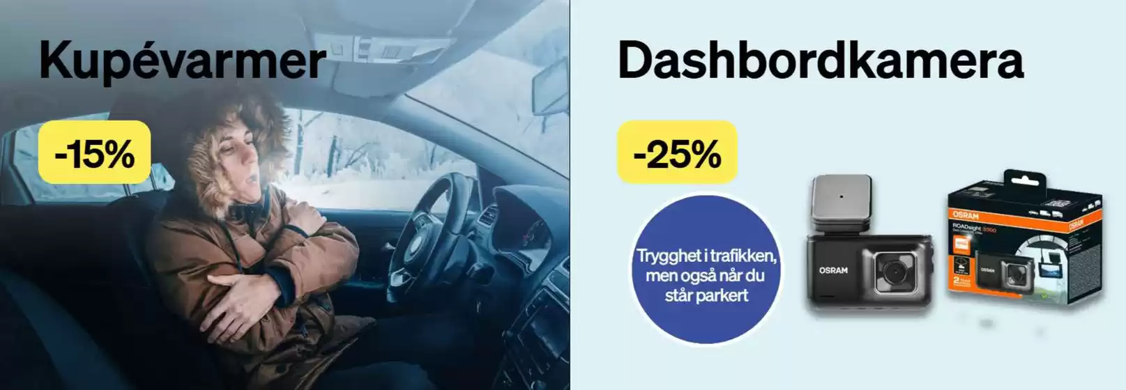 Bildeler-katalog i Strømmen | -15% Kupévarmer & -25% Dashboardkamera | 2026-01-15T00:00:00.000Z - 2026-01-29T00:00:00.000Z