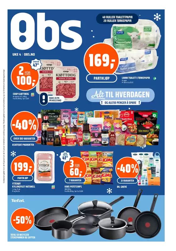 Obs-katalog i Bergen | Spar nå med våre tilbud | 2026-01-18T00:00:00.000Z - 2026-01-24T00:00:00.000Z