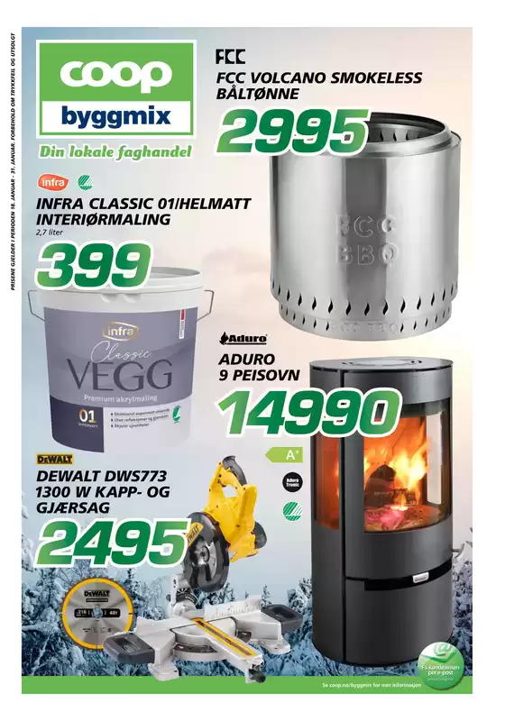 Coop Byggmix-katalog i Hamarvik | Coop Byggmix Kundeavis | 2026-01-19T00:00:00.000Z - 2026-02-01T00:00:00.000Z
