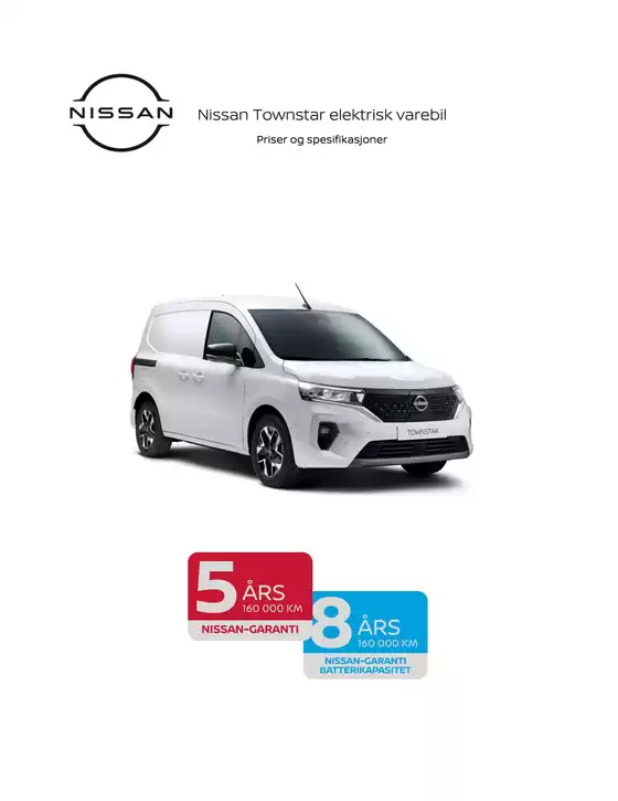 Nissan-katalog i Sandane | TOWNSTAR Kundeprisliste EV | 2026-01-18T00:00:00.000Z - 2026-02-01T00:00:00.000Z
