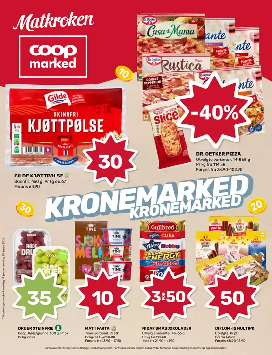 Coop Marked-katalog i Åseral | Topptilbud og rabatter | 2026-01-19T00:00:00.000Z - 2026-01-25T00:00:00.000Z
