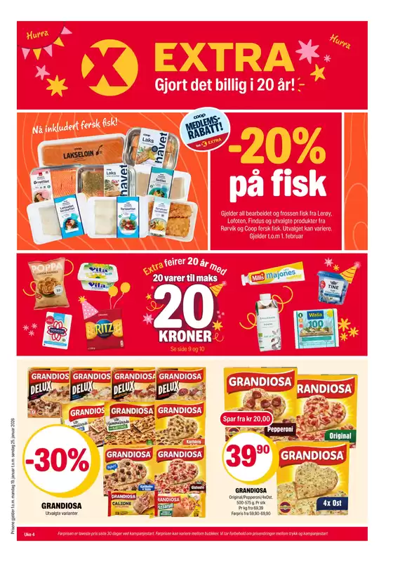 Coop Extra-katalog | Stort utvalg av tilbud | 2026-01-19T00:00:00.000Z - 2026-01-25T00:00:00.000Z