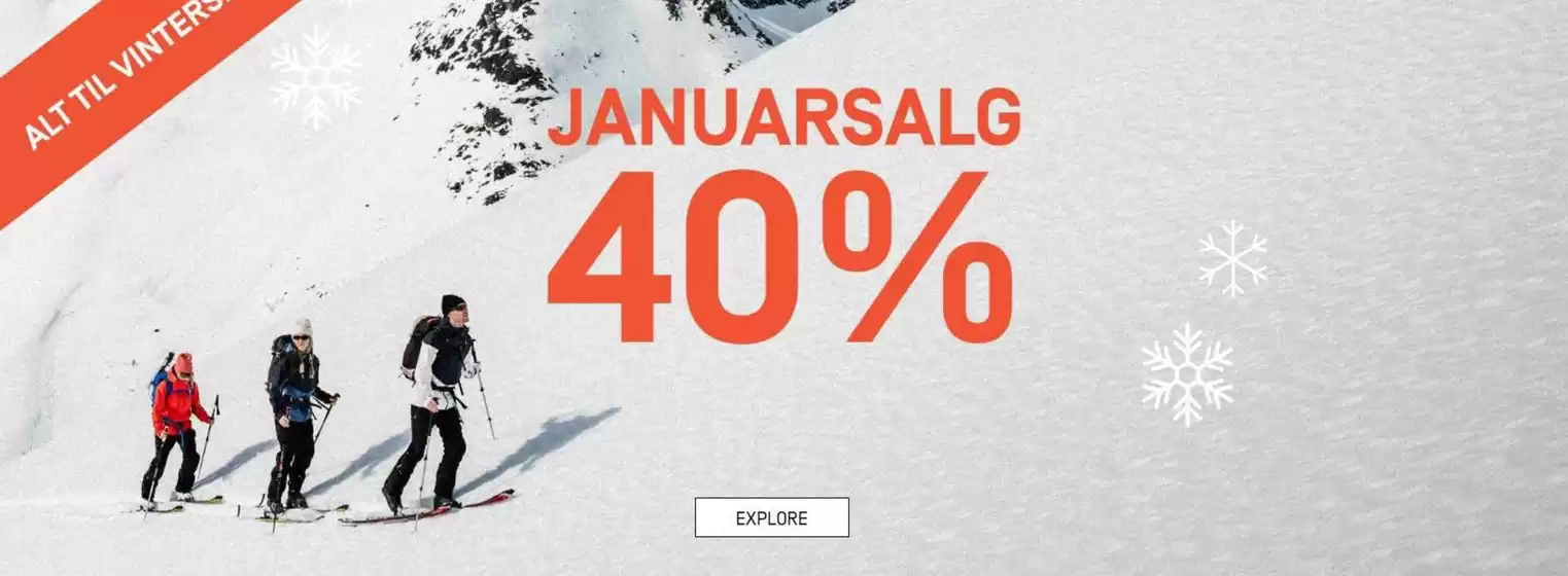 Skogstad Sport-katalog i Drammen | 40% Jannuarsalg | 2026-01-20T00:00:00.000Z - 2026-01-31T00:00:00.000Z