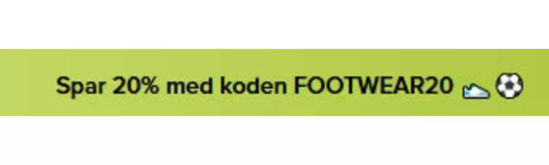 Unisport-katalog i Grimstad | Spar 20% med koden FOOTWEAR20 | 2026-01-22T00:00:00.000Z - 2026-01-31T00:00:00.000Z