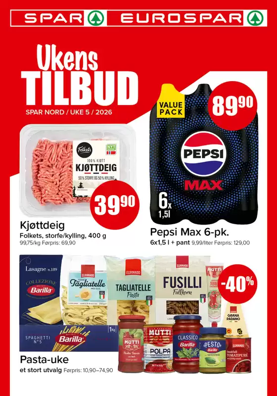 Spar-katalog i Karmsund | Topptilbud for alle kunder | 2026-01-26T00:00:00.000Z - 2026-01-26T00:00:00.000Z