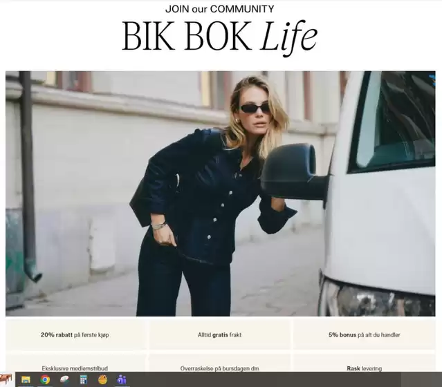 Bik Bok-katalog | 20% Rabatt + 5% Bonus | 2026-01-27T00:00:00.000Z - 2026-02-08T00:00:00.000Z