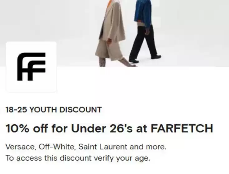 Farfetch-katalog | 10% Youth discount | 2026-01-27T00:00:00.000Z - 2026-02-08T00:00:00.000Z