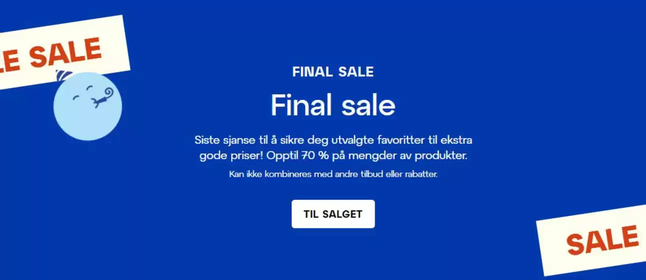 Lagerhaus-katalog i Gaupne | Opptil 70% Final sale | 2026-01-27T00:00:00.000Z - 2026-02-08T00:00:00.000Z