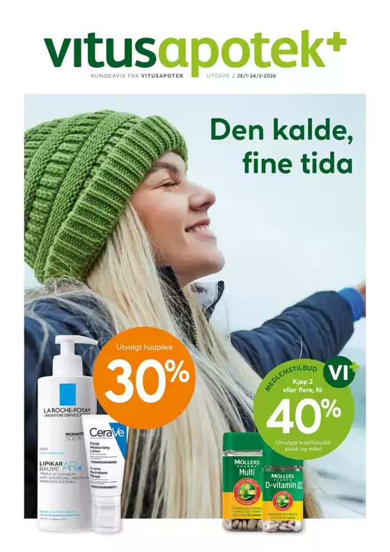 Vitusapotek-katalog i Kråkerøy | Spar nå med våre tilbud | 2026-01-28T00:00:00.000Z - 2026-02-24T00:00:00.000Z