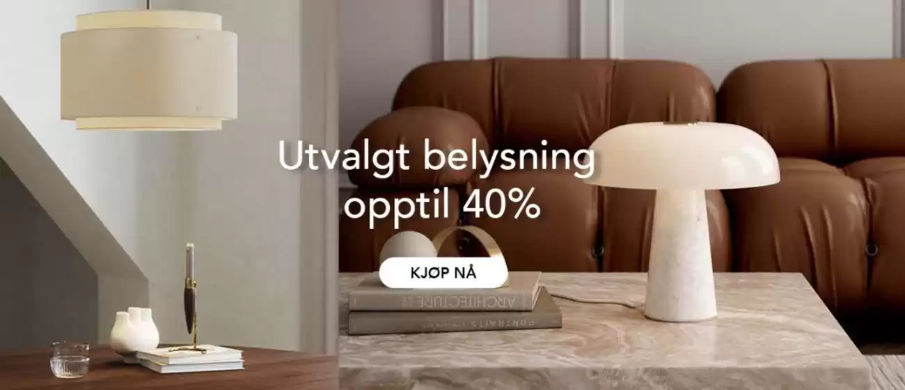 Christiania Belysning-katalog i Kleppestø | Utvalgt belysning opptil 40% | 2026-01-29T00:00:00.000Z - 2026-02-08T00:00:00.000Z