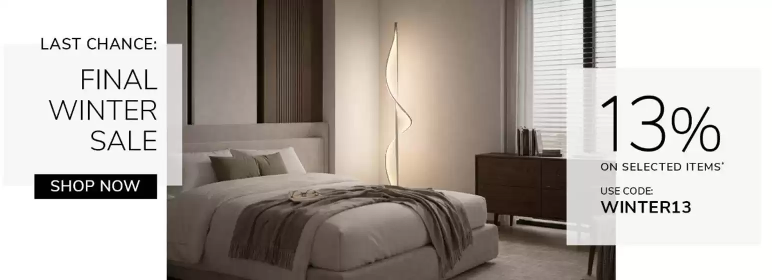 Lampemesteren-katalog i Kleppestø | 13% Final Sale, Code WINTER13 | 2026-01-29T00:00:00.000Z - 2026-02-08T00:00:00.000Z