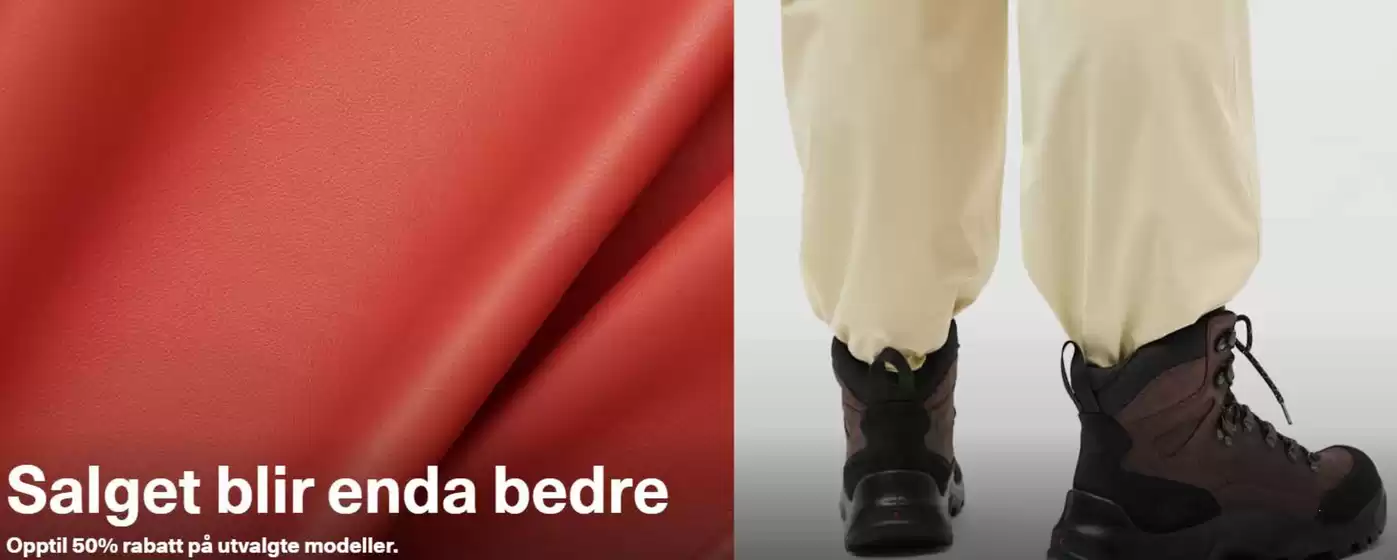 Ecco-katalog i Skjold | Opptil 50% rabatt på utvalgte modeller. | 2026-01-30T00:00:00.000Z - 2026-02-13T00:00:00.000Z