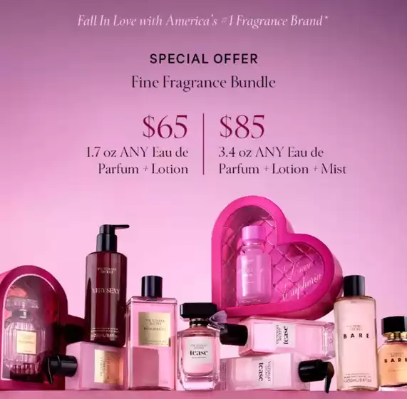 Victoria's Secret-katalog i Skjold | Special offer, fine fragrance bundle | 2026-01-30T00:00:00.000Z - 2026-02-13T00:00:00.000Z