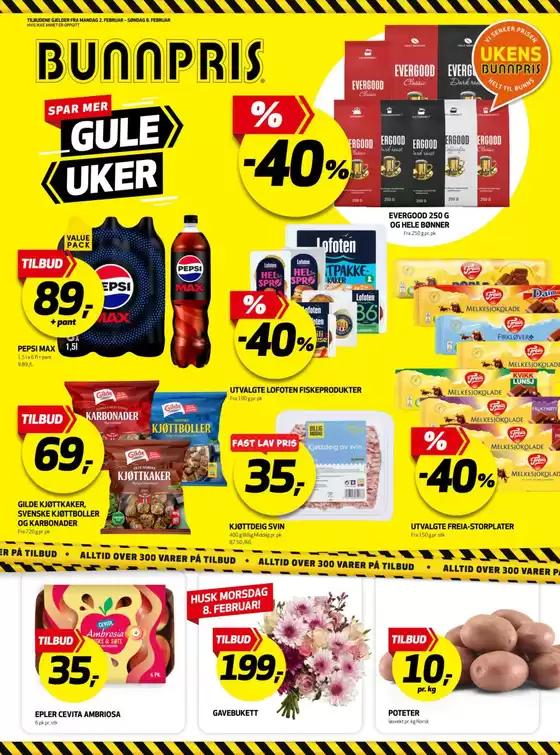 Bunnpris-katalog i Askim | Bunnpris Kundeavis | 2026-02-02T00:00:00.000Z - 2026-02-08T00:00:00.000Z