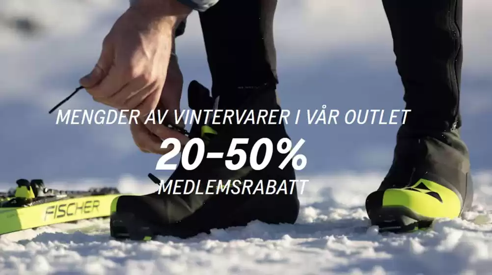 Milslukern Sport-katalog i Vrådal | MENGDER AV VINTERVARER I VÅR OUTLET 20-50% MEDLEMSRABATT | 2026-02-03T00:00:00.000Z - 2026-02-15T00:00:00.000Z