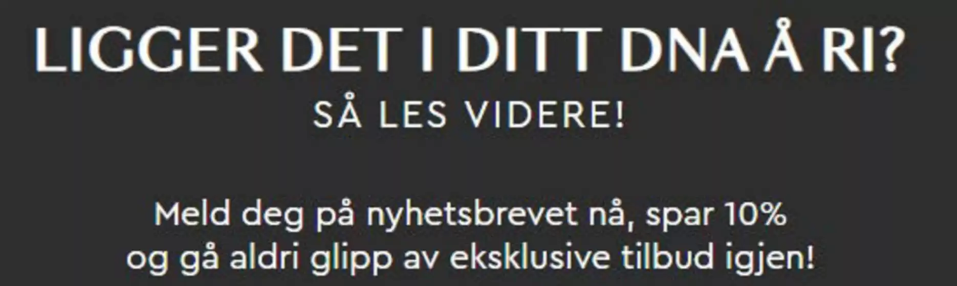 Horze-katalog i Vrådal | Meld deg på nyhetsbrevet nå, spar 10% | 2026-02-03T00:00:00.000Z - 2026-02-15T00:00:00.000Z