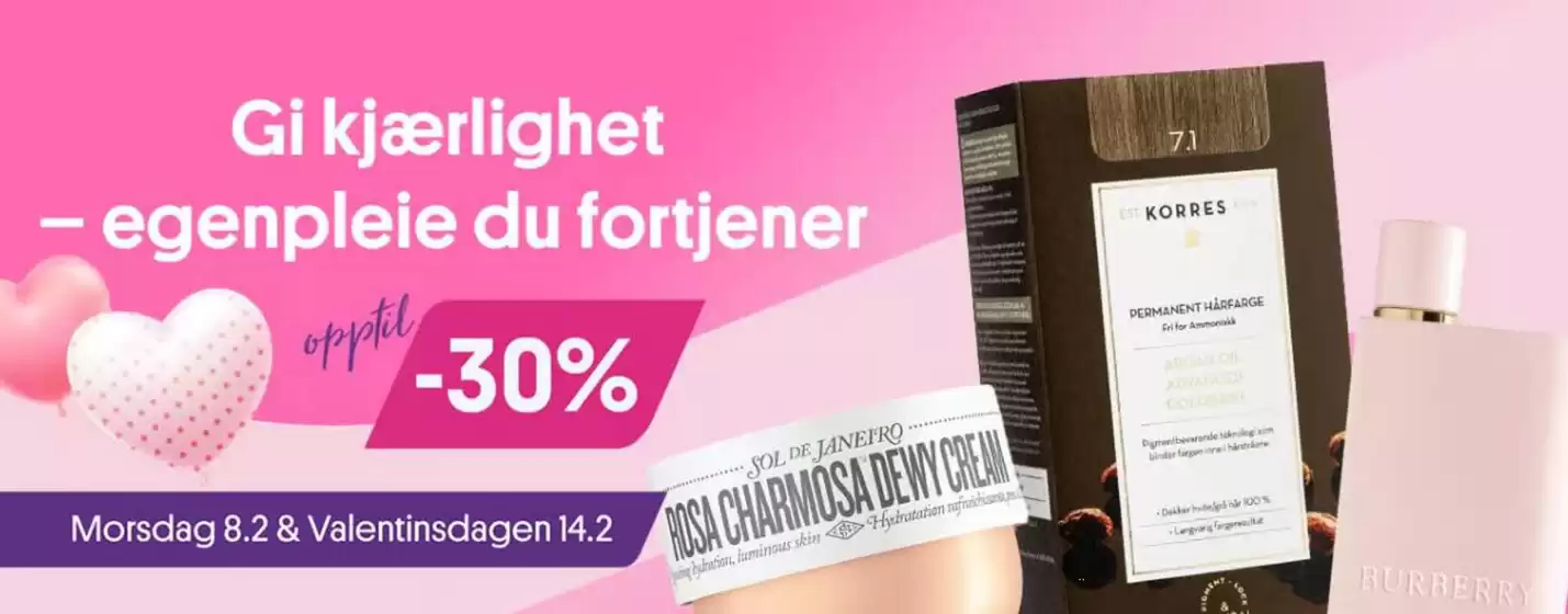 VITA-katalog i Oslo | Gi kjærlighet - egenpleie du fortjener Opptil -30% | 2026-02-04T00:00:00.000Z - 2026-02-14T00:00:00.000Z