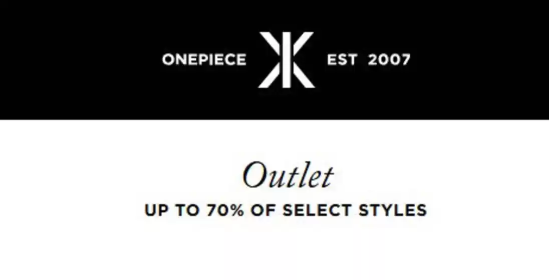 OnePiece-katalog i Flisa | Outlet up to 70% | 2026-02-06T00:00:00.000Z - 2026-02-20T00:00:00.000Z