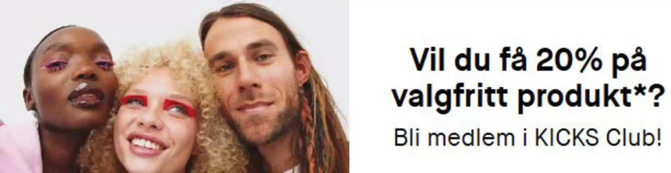Kicks-katalog | Vil du få 20% på | 2026-02-06T00:00:00.000Z - 2026-02-13T00:00:00.000Z