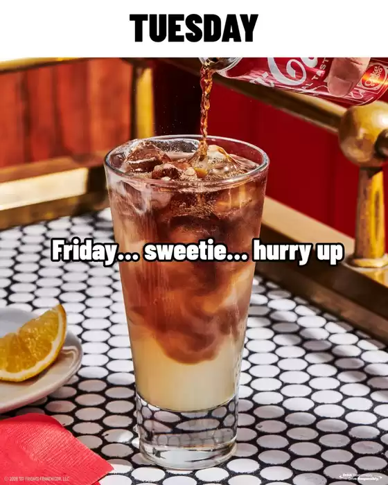 TGI Fridays-katalog i Kristiansund | Flott tilbud for alle kunder | 2026-02-01T00:00:00.000Z - 2026-02-28T00:00:00.000Z