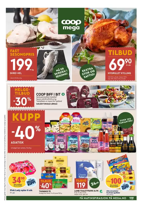 Coop Mega-katalog i Hamar | Flott tilbud for kuppjegere | 2026-02-09T00:00:00.000Z - 2026-02-15T00:00:00.000Z