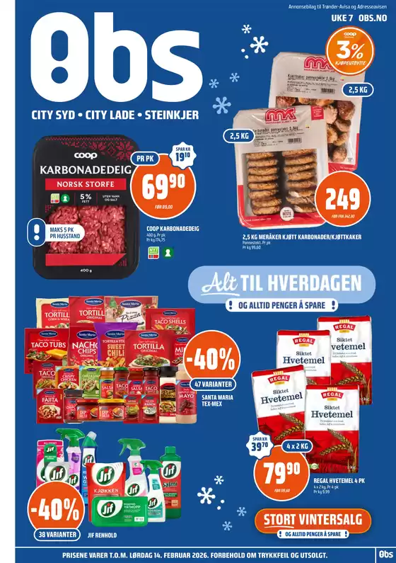 Obs-katalog i Hamar | Spar nå med våre tilbud | 2026-02-08T00:00:00.000Z - 2026-02-14T00:00:00.000Z