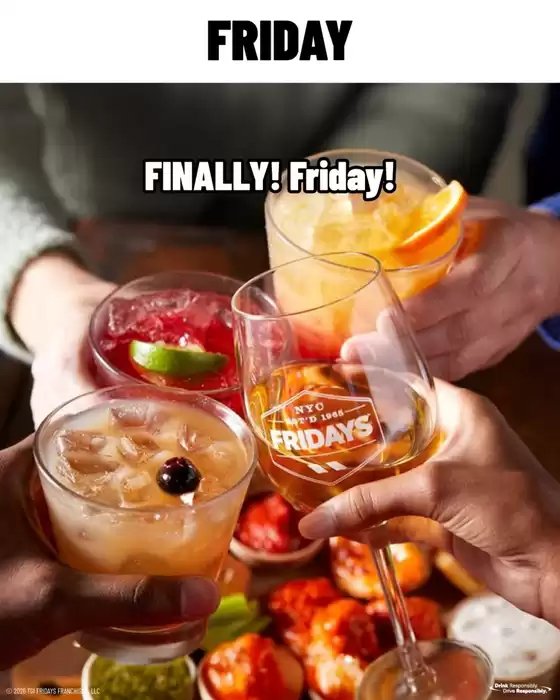 TGI Fridays-katalog i Hamar | Våre beste tilbud for deg | 2026-02-01T00:00:00.000Z - 2026-02-28T00:00:00.000Z