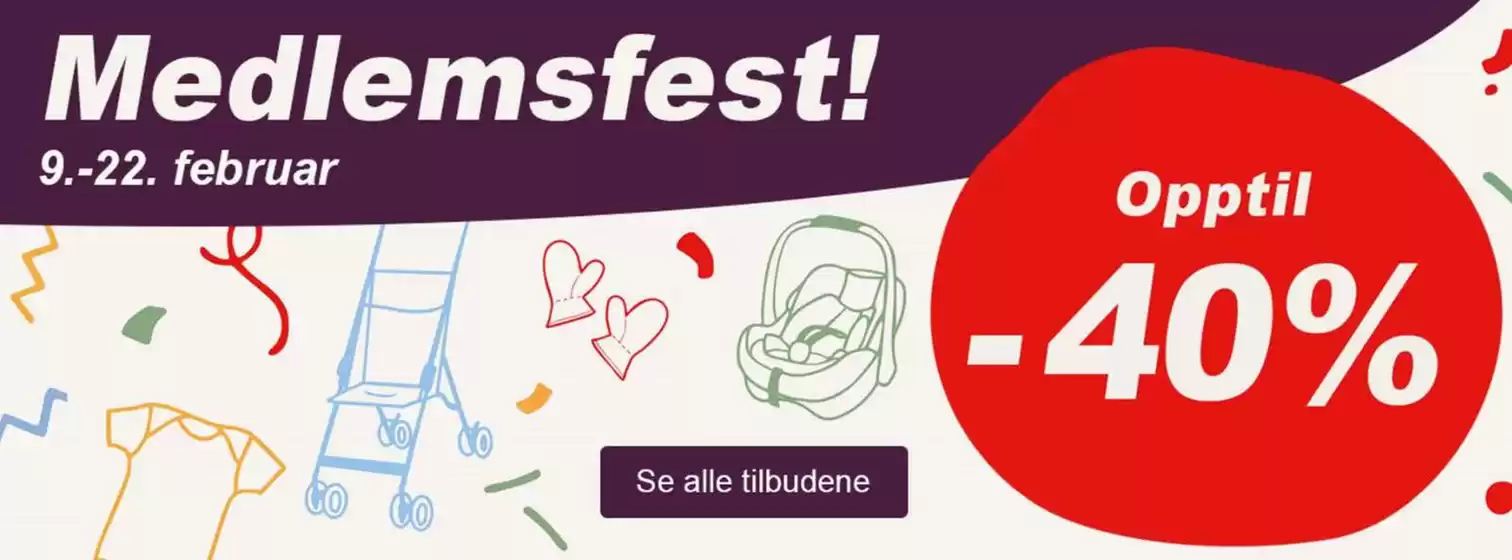 Barnas Hus-katalog i Kristiansand | Opptil -40% Medlemsfest! | 2026-02-10T00:00:00.000Z - 2026-02-22T00:00:00.000Z