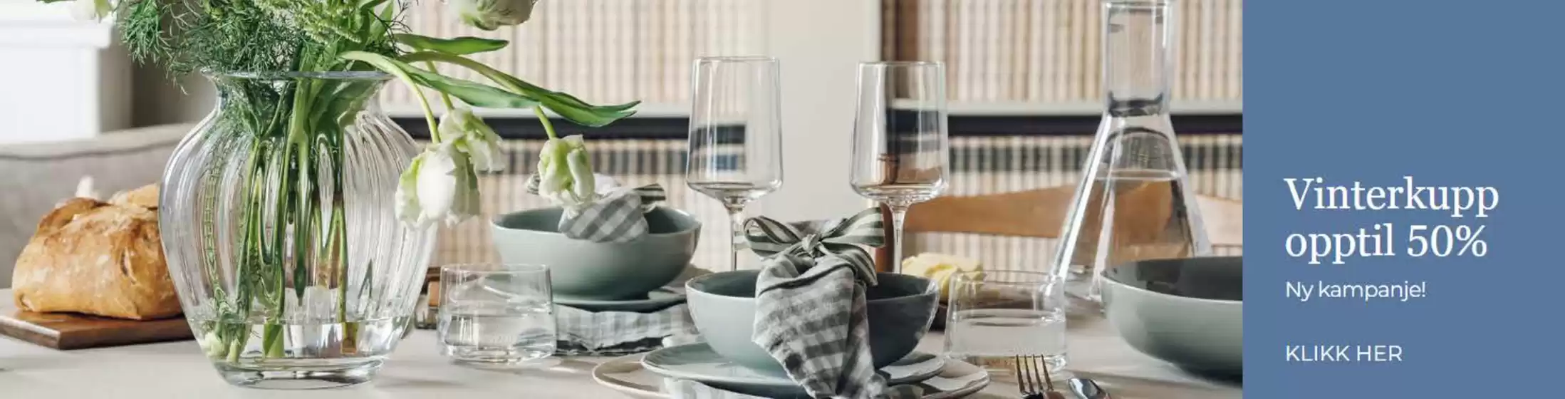 Christiania Glasmagasin-katalog i Rolvsøy | Opptil 50% rabatt på utvalgte produkter | 2026-02-11T00:00:00.000Z - 2026-02-22T00:00:00.000Z