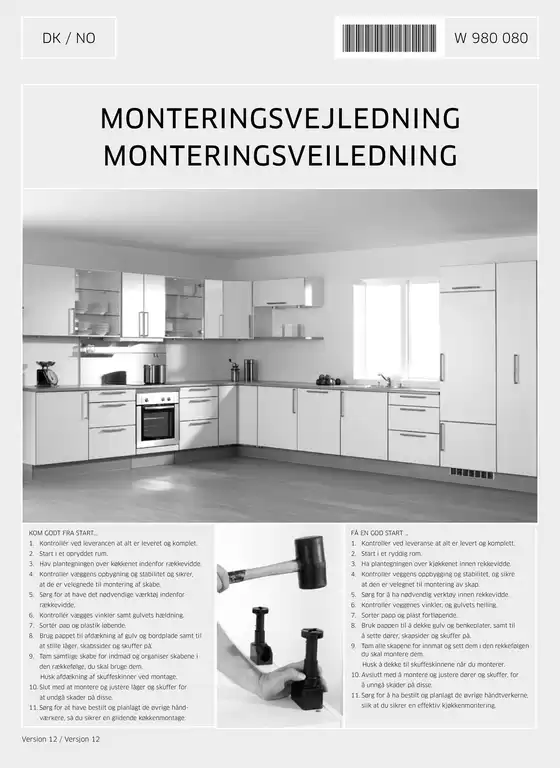 HTH-katalog i Tønsberg | Monteringsanvisning for monterte skap | 2026-02-12T00:00:00.000Z - 2026-02-26T00:00:00.000Z
