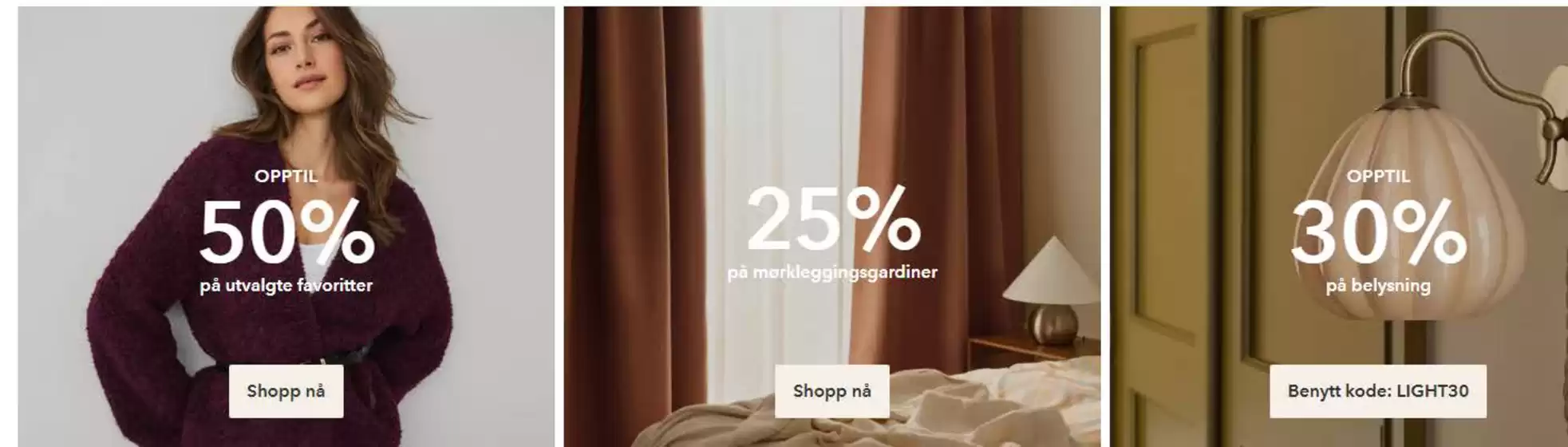 Ellos-katalog i Treungen | Opptil 30% Tilbud. Gjelder varer merket med LIGHT30 når du kjøper 2 eller flere varer t.o.m. 10.3. Se fullstendige vilkår i kassen. | 2026-02-13T00:00:00.000Z - 2026-03-10T00:00:00.000Z