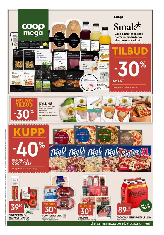 Coop Mega-katalog i Bjerka | Rabatter og kampanjer | 2026-02-16T00:00:00.000Z - 2026-02-22T00:00:00.000Z