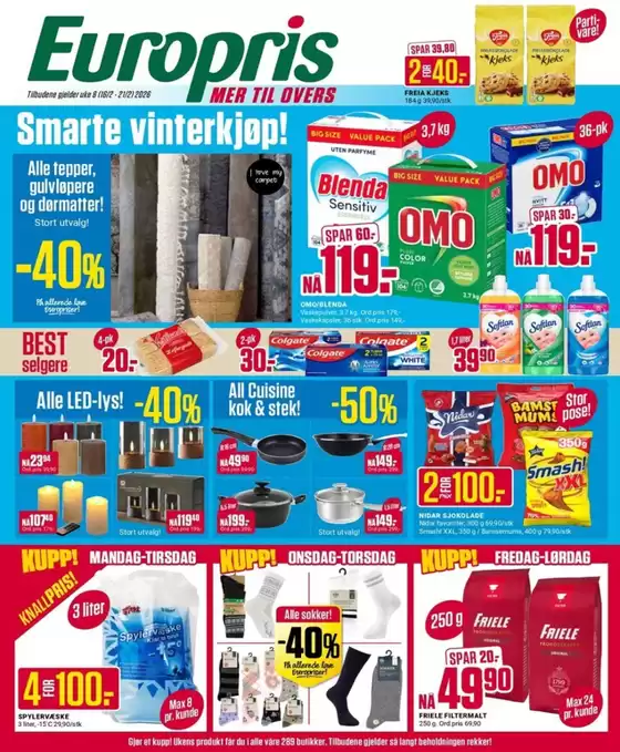 Europris-katalog | Europris DM 08-26MYBRING (1) | 2026-02-16T00:00:00.000Z - 2026-02-21T00:00:00.000Z