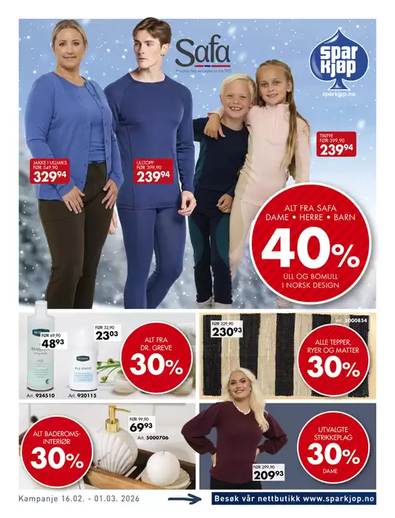 Sparkjøp-katalog i Bergen | Sparkjøp Kundeavis | 2026-02-16T00:00:00.000Z - 2026-03-01T00:00:00.000Z