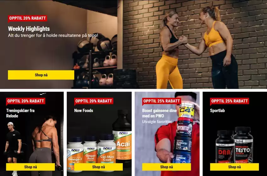 Gymgrossisten-katalog i Sandvika | Tilbud | 2026-02-19T00:00:00.000Z - 2026-02-28T00:00:00.000Z